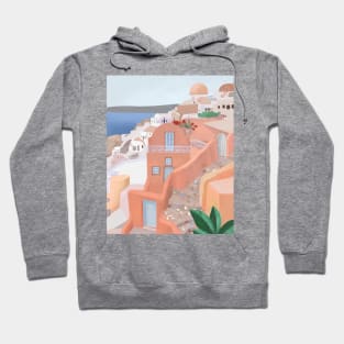 Santorini, Greece Hoodie